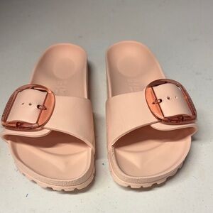 NEW Birkenstock Madrid EVA Big Buckle Sandals ~ Sz 8 EUR 40 ~ Light Rose